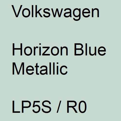 Volkswagen, Horizon Blue Metallic, LP5S / R0.